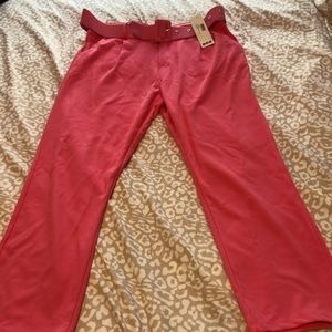 Pink Tailored Trousers